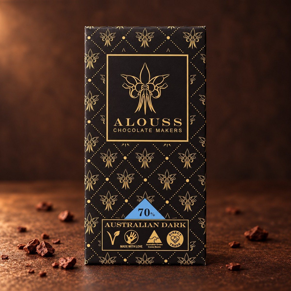 Australian Dark 70% chocolate bar by Alouss